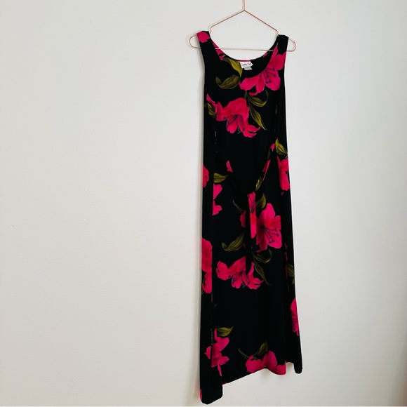 Vintage Connie Choi floral slip on lightweight midi dress - Picture 8 of 10